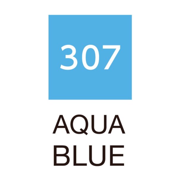 ZIG Clean Color Pensel - Pen 307 - Aqua bl