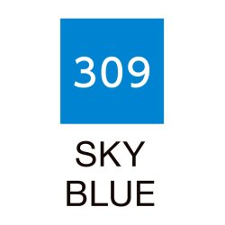 ZIG Clean Color Pensel - Pen 309 - Himmel bl