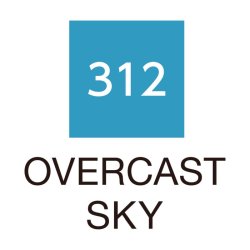 ZIG Clean Color Pensel - Pen 312 - Overskyet himmel