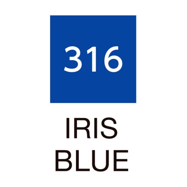 ZIG Clean Color Pensel - Pen 316 - Iris bl