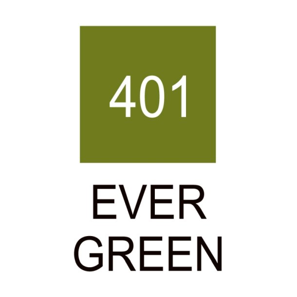 ZIG Clean Color Pensel - Pen 401 - Ever Green