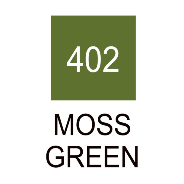 ZIG Clean Color Pensel - Pen 402 - Mosgrn