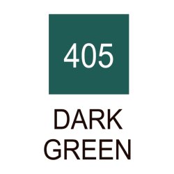 ZIG Clean Color Pensel - Pen 405 - Mrkegrn