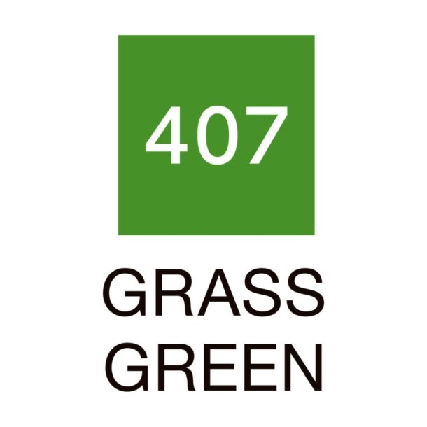 ZIG Clean Color Pensel - Pen 407 - Grs grn