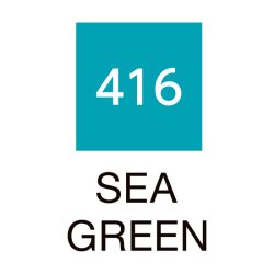 ZIG Clean Color Pensel - Pen 416 - Hav grn