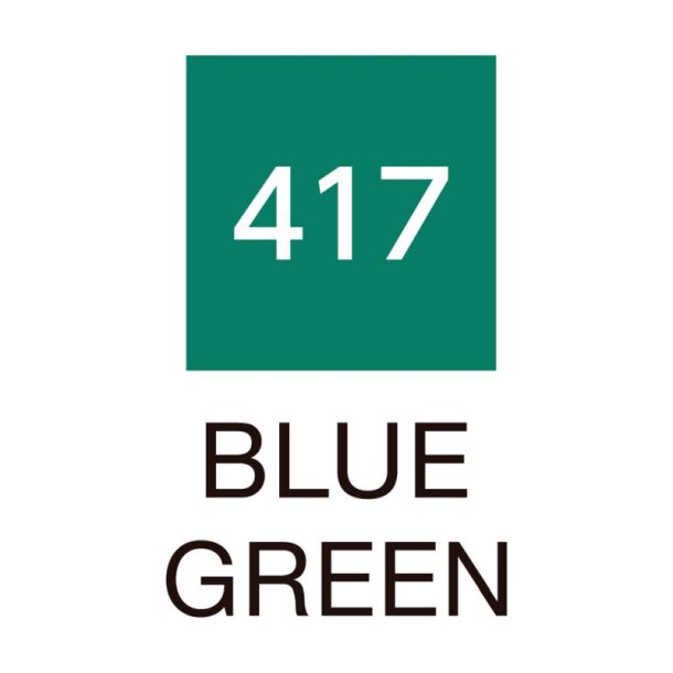 ZIG Clean Color Pensel - Pen 417 - Bl grn