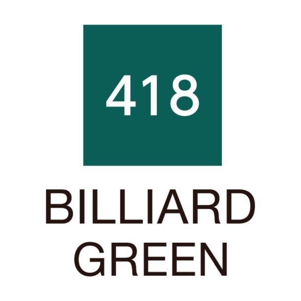 ZIG Clean Color Pensel - Pen 418 - Billard grn