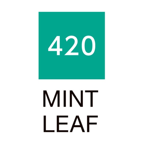 ZIG Clean Color Pensel - Pen 420 - Mint blad