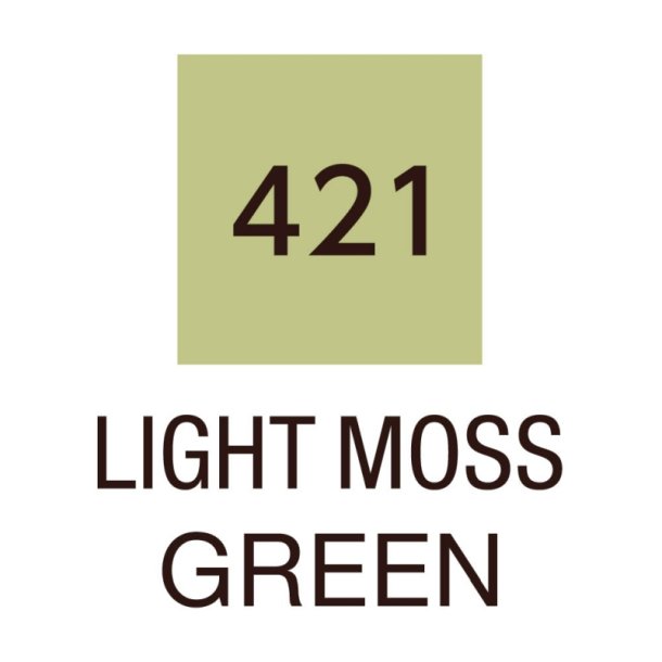 ZIG Clean Color Pensel - Pen 421 - Let mose grn
