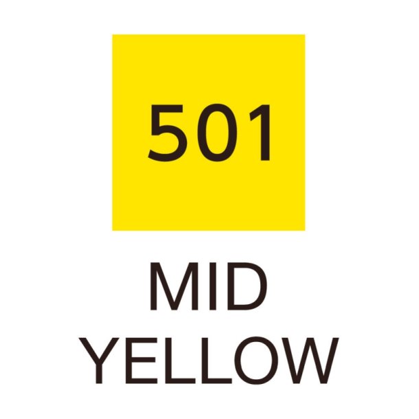 ZIG Clean Color Pensel - Pen 501 - Mid gul