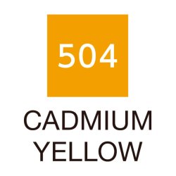ZIG Clean Color Pensel - Pen 504 - Cadmium gul