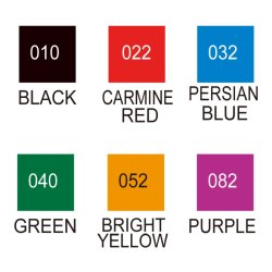 ZIG Clean Color Pensel - Pen St - med 6 stk.