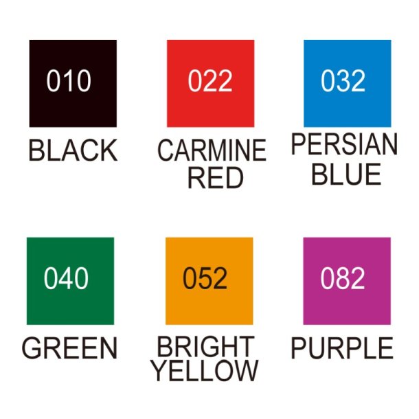 ZIG Clean Color Pensel - Pen St - med 6 stk.