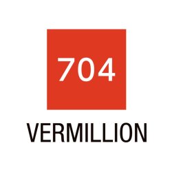 ZIG Clean Color Pensel - Pen 704 - Cinnoberrd