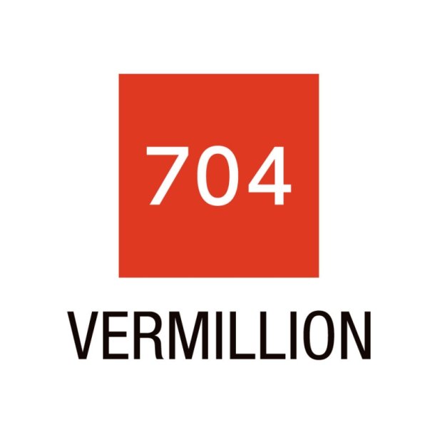 ZIG Clean Color Pensel - Pen 704 - Cinnoberrd