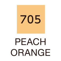 ZIG Clean Color Pensel - Pen 705 - Fersken orange