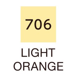 ZIG Clean Color Pensel - Pen 706 - Let orange