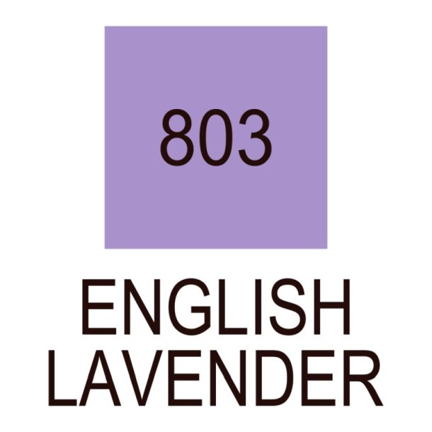 ZIG Clean Color Pensel - Pen 803 - fluorescerende Engelsk Lavendel