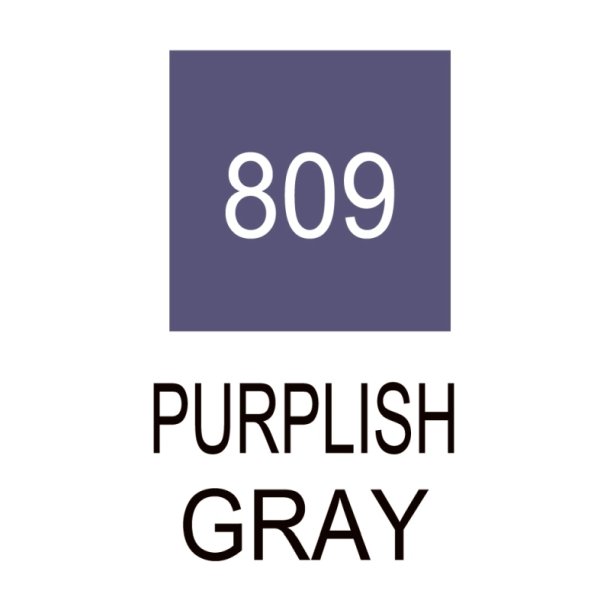 ZIG Clean Color Pensel - Pen 809 - Purpurfarvet gr