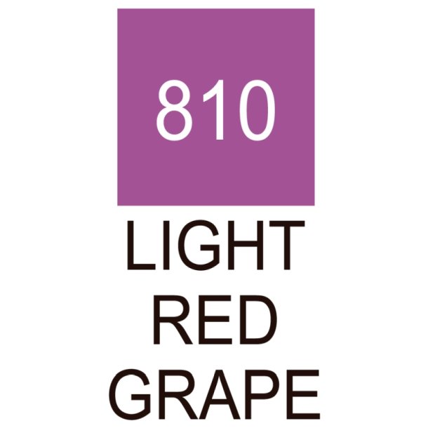 ZIG Clean Color Pensel - Pen 810 - Lys rd drue