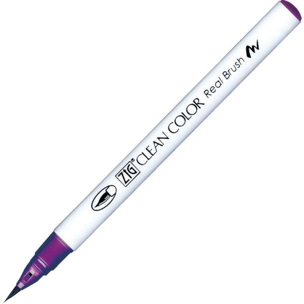 ZIG Clean Color Pensel - Pen 814 - Mrk violet