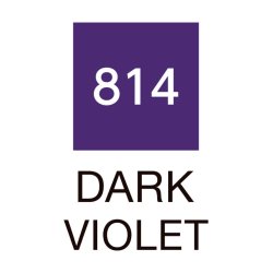 ZIG Clean Color Pensel - Pen 814 - Mrk violet