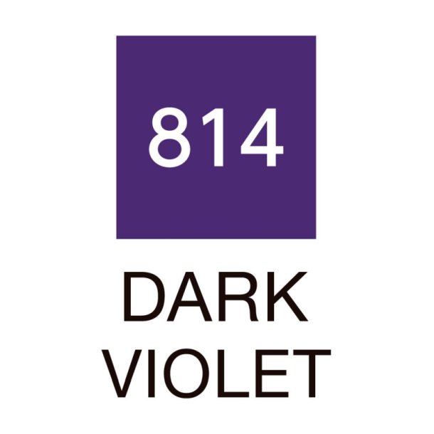 ZIG Clean Color Pensel - Pen 814 - Mrk violet