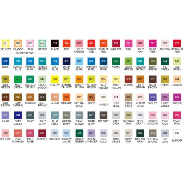 ZIG Clean Color Pensel - Pen St - med 90 stk.