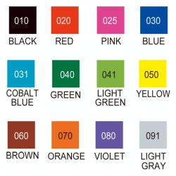 ZIG Clean Color Pen - Fin - St - med 12 farver