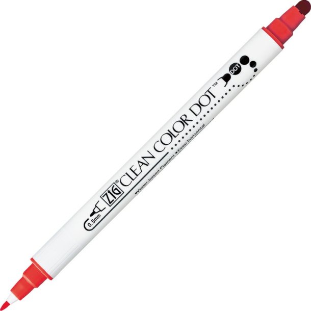 ZIG Clean Color DOT-pen - rd