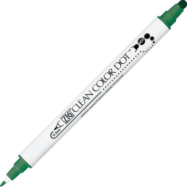 ZIG Clean Color DOT Pen - Grn