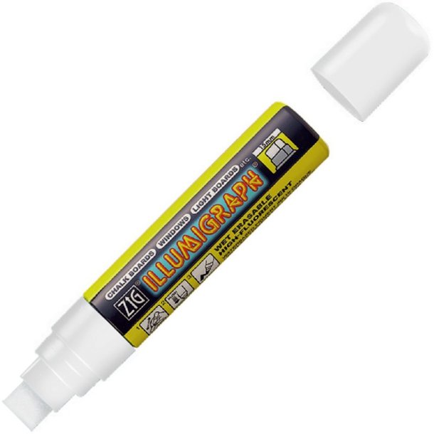 ZIG Marker Illumigraph 15mm - hvid