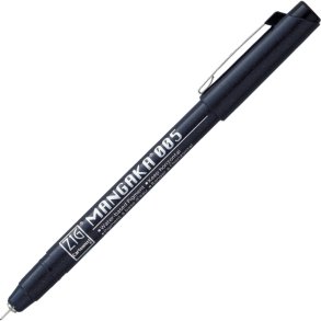 ZIG Cartoonist Mangaka Fineliner - 0,05mm sort drawing pen