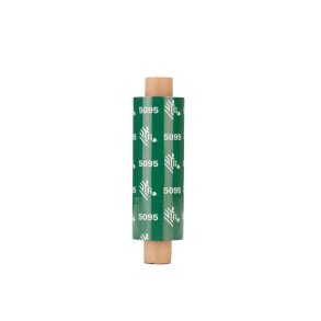 Zebra - 5095 Resin Ribbon - 74 m - 6.4 cm - 12 pc(s) - Sort - Resin - 1.27 cm