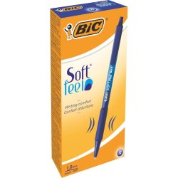 BIC kuglepen Soft Feel Clic Grip - 1,0mm - bl�