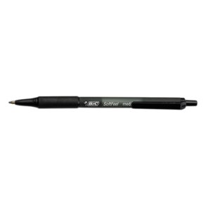 BIC kuglepen Soft Feel Clic Grip - 1,0mm - sort