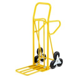 Skkevogn til Trapper - Kuglelejehjul - Stl - massive gummi hjul - 200 kg