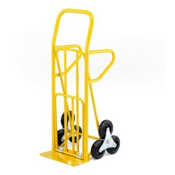 Skkevogn til Trapper - Kuglelejehjul - Stl - massive gummi hjul - 200 kg