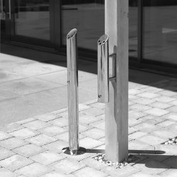 Askebger James, vghngt, H 460 mm, rustfrit stl