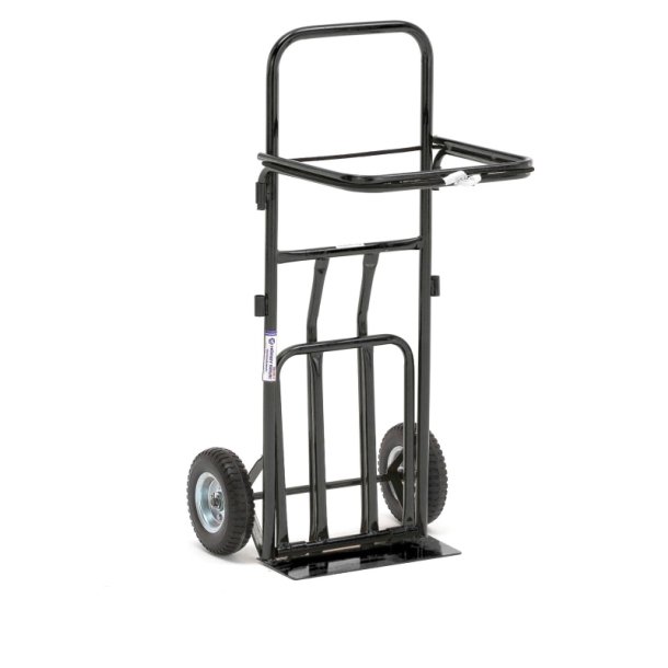 Skkevogn/Affaldsvogn - tre i &egrave;n - Massive Hjul - Stl - 125 Liter /100 kg