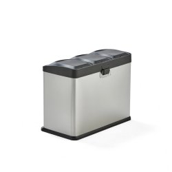 Pedalspand - 3x15 liter - inder beholder - Farvekodede pedaler