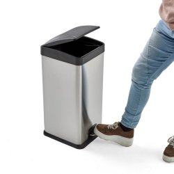 Pedalspand - 1x30 liter - udtagelig inder beholder - Hygiejnisk - Rustfri stl