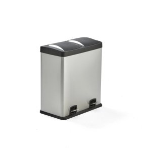 Pedalspand - 2x30 liter - udtagelig inder beholder - Hygiejnisk - Rustfri stl