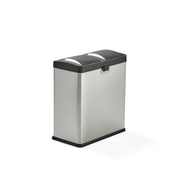 Pedalspand - 2x30 liter - udtagelig inder beholder - Hygiejnisk - Rustfri stl