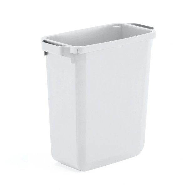 Affaldsspand - 60 Liter - plast - Dobbelt hndtag - til inde og ude brug - Stabelbar - gr