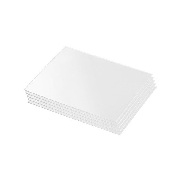 Beskyttelsesplast til Gadeskilt - 700x1000 mm -Transparent - 5 pak