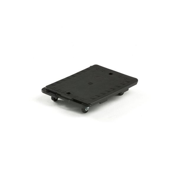 Mbelhund - Koblingsbar - Slagfast plast - 480x380 mm - 150 kg - sort