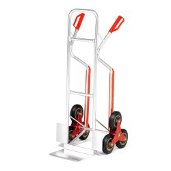 Skkevogn til Trapper - hjul og glideskinne - 150 kg - Alu