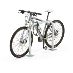 Cykelstativ til 2 cykler - 50mm Varmgalvaniseret stl forankres