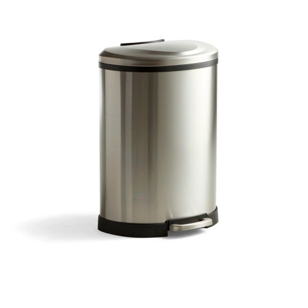 Pedalspand - 50 liter - udtagelig inder beholder - SoftClose - Rustfri stl